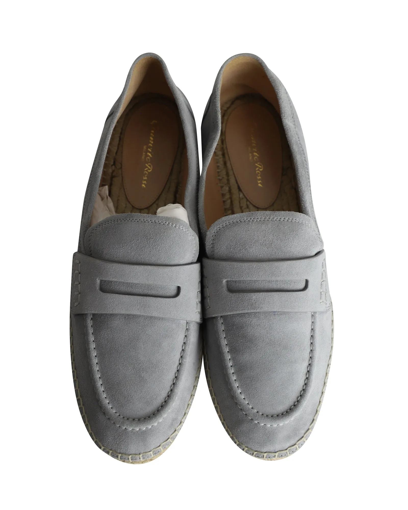 Gianvito Rossi Lido Loafers in Grey Suede