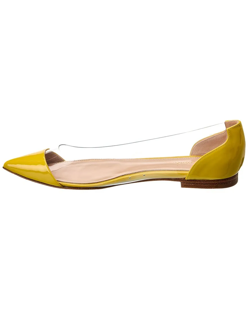 Gianvito Rossi Vinyl & Patent Flat