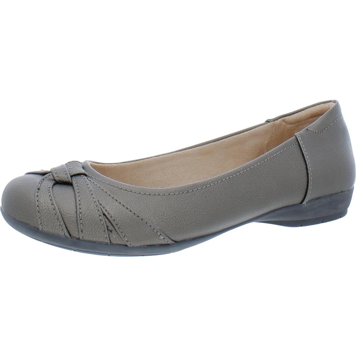 Gift Womens Faux Leather Slip On Flats