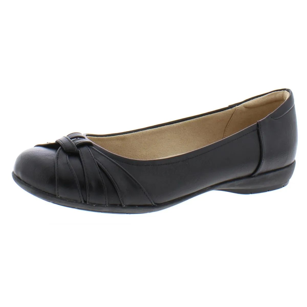 Gift Womens Faux Leather Slip On Flats