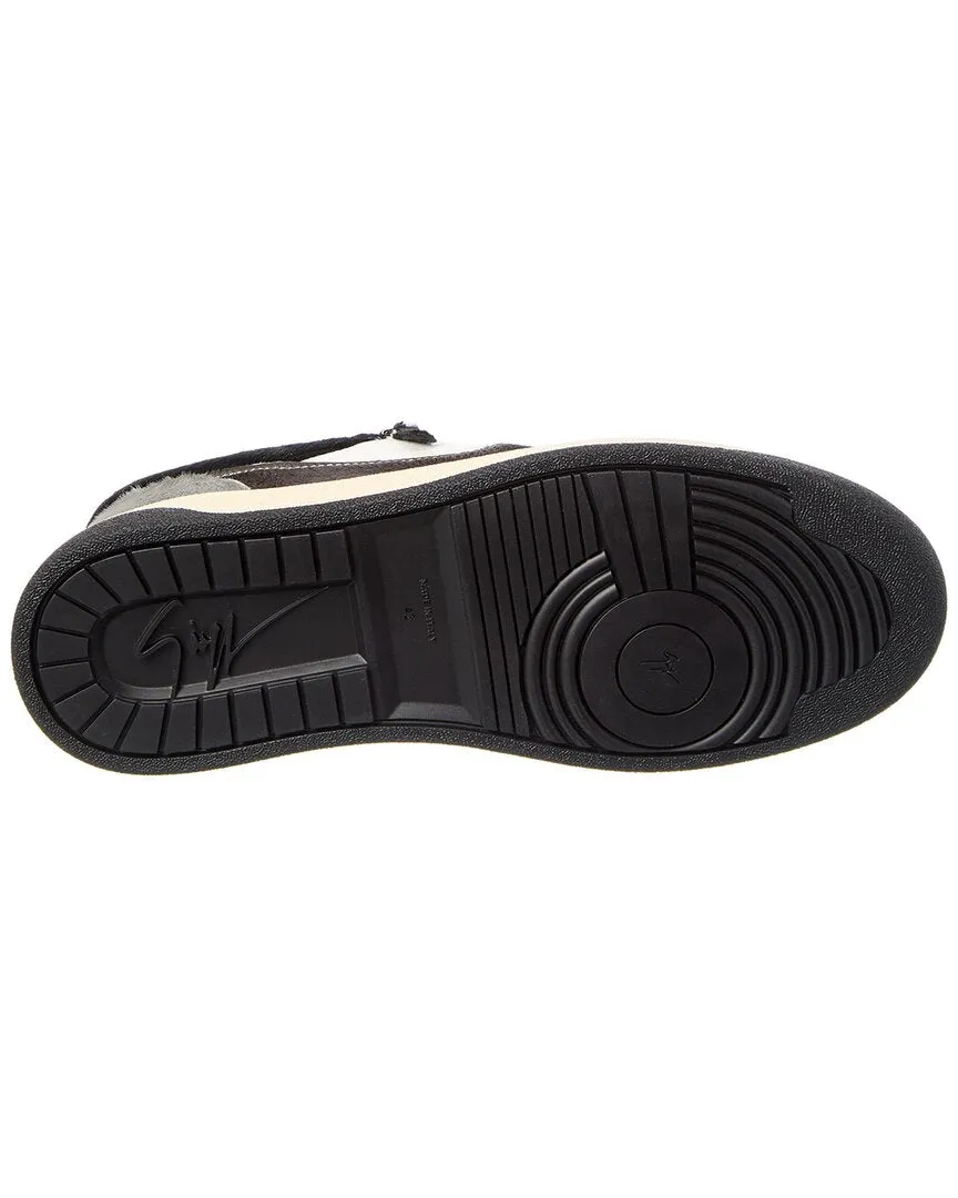 Giuseppe Zanotti GZ/94 Leather & Haircalf Sneaker