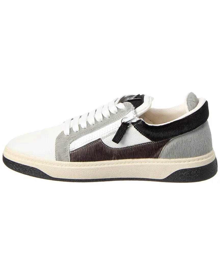 Giuseppe Zanotti GZ/94 Leather & Haircalf Sneaker