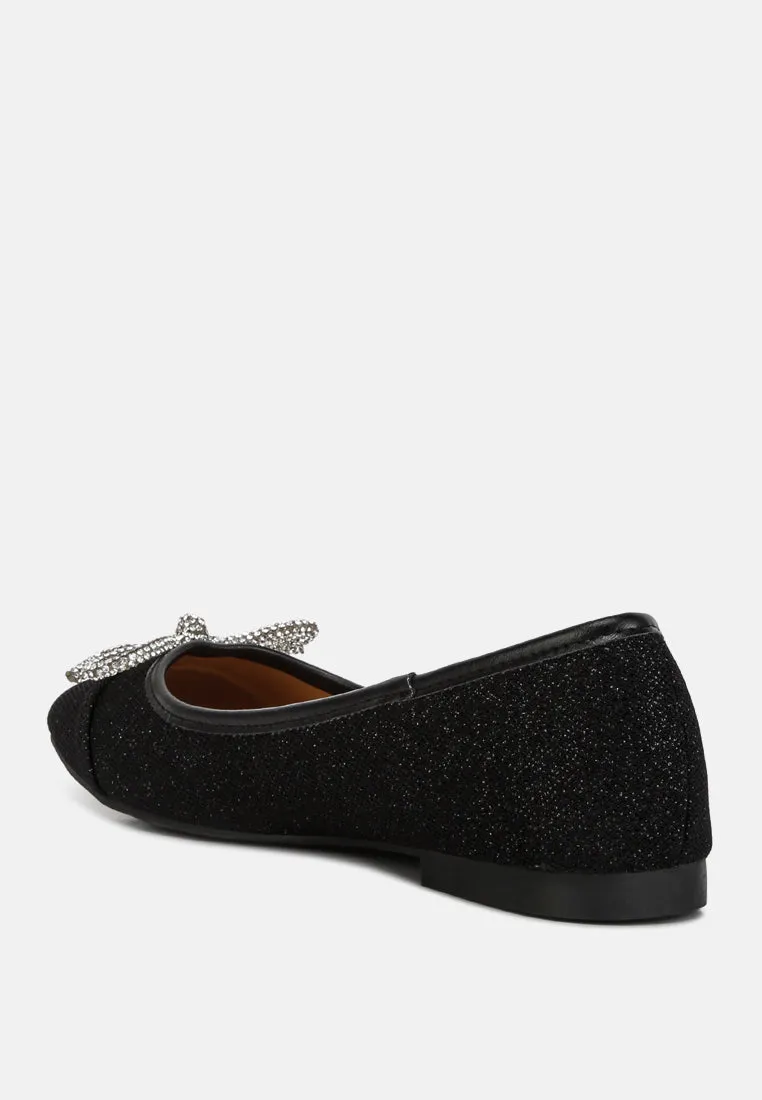 gizeh women rhinestone embellished ballerinas