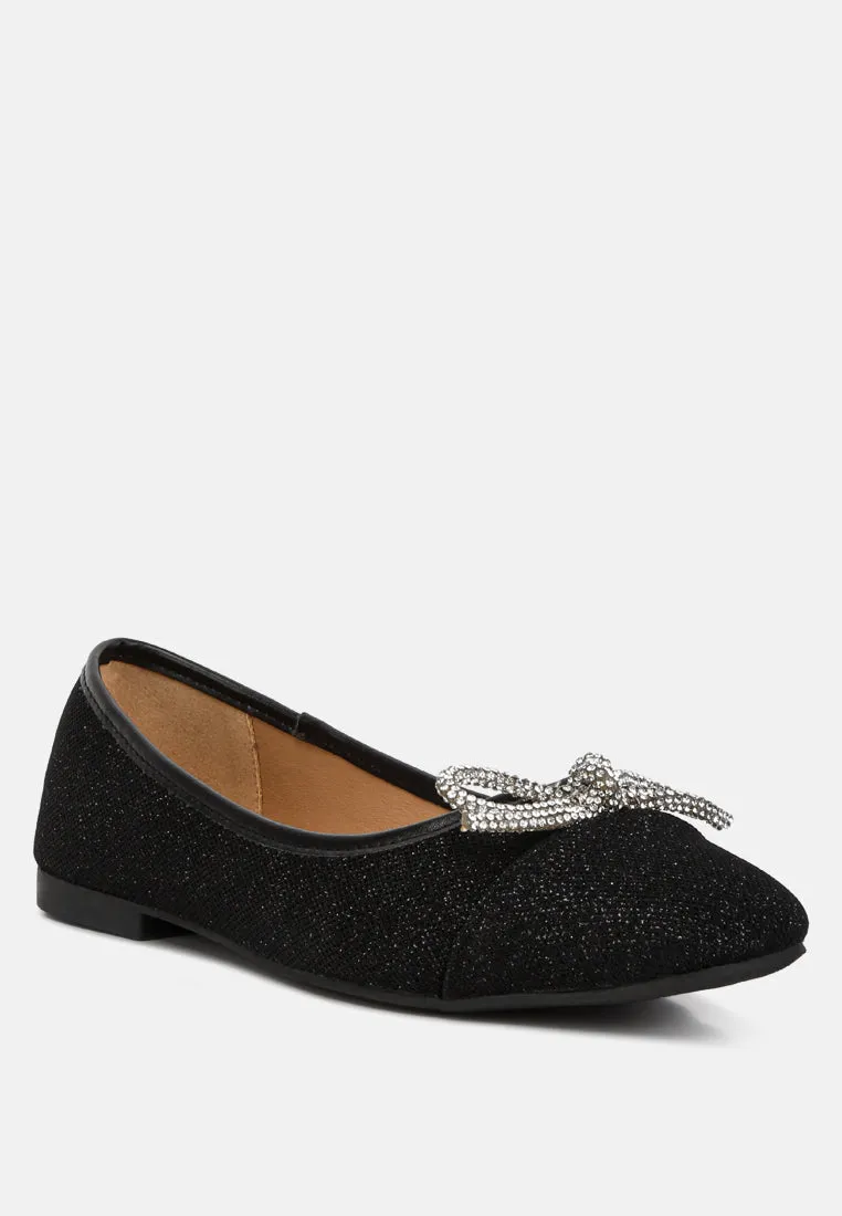 gizeh women rhinestone embellished ballerinas