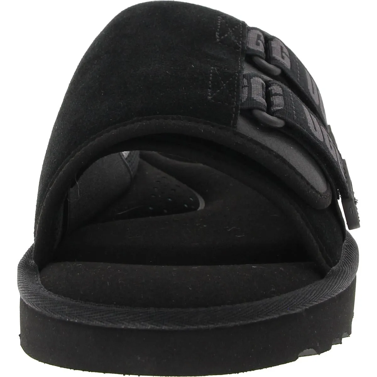 Goldencoast Strap Mens Adjustable Suede Slide Sandals