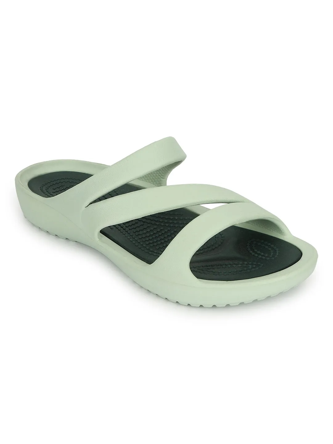 Green Stylish Slip-On Flats For Women (TC-LFLAT1-GRN)