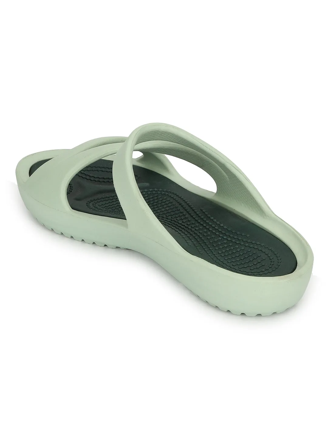 Green Stylish Slip-On Flats For Women (TC-LFLAT1-GRN)