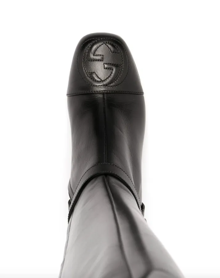 Gucci chain-detail knee-length boots