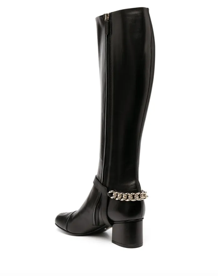 Gucci chain-detail knee-length boots