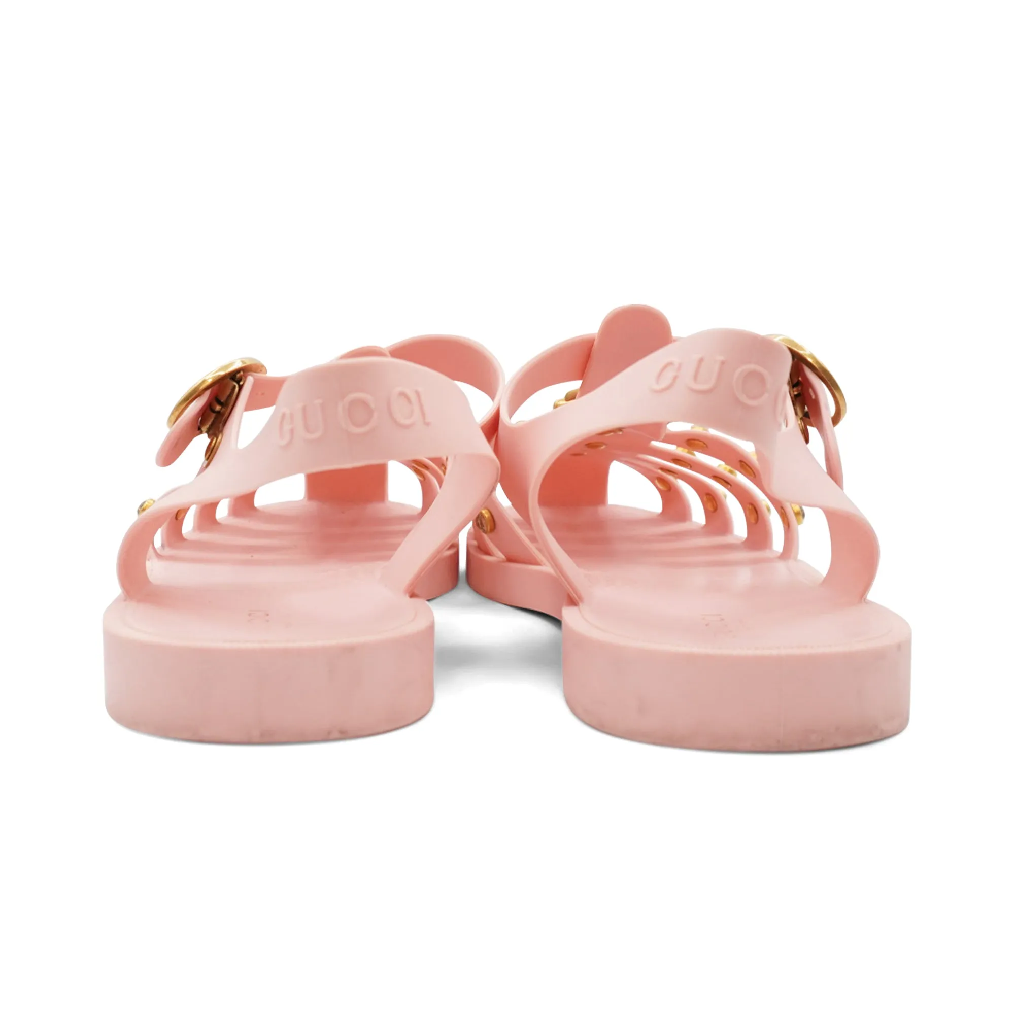 Gucci 'Rubber Crystal' Sandals - Women's 41