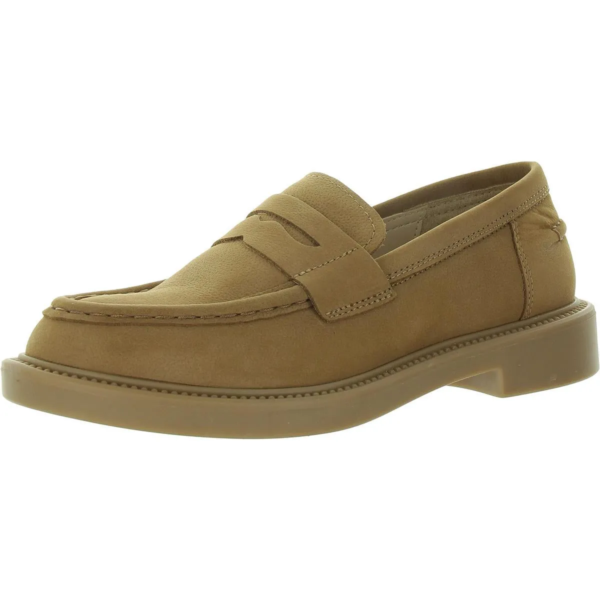 Halo Womens Leather Slip-On Loafers
