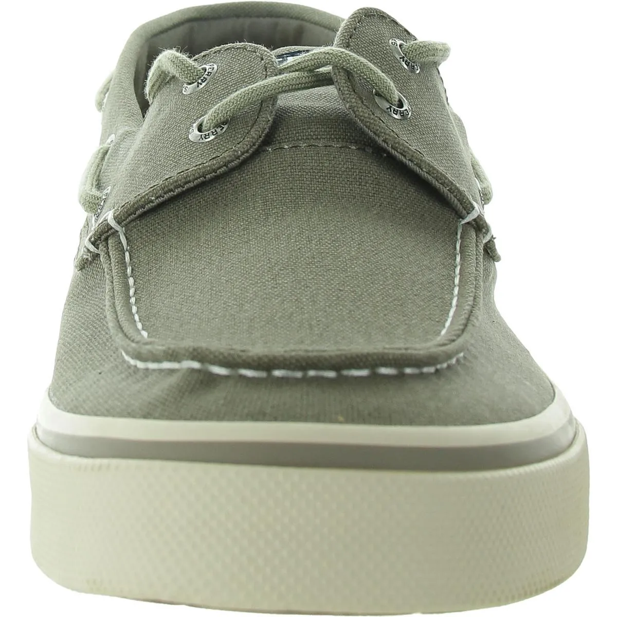 Halyard 2-Eye Mens Lace-Up Canvas Boat Shoes