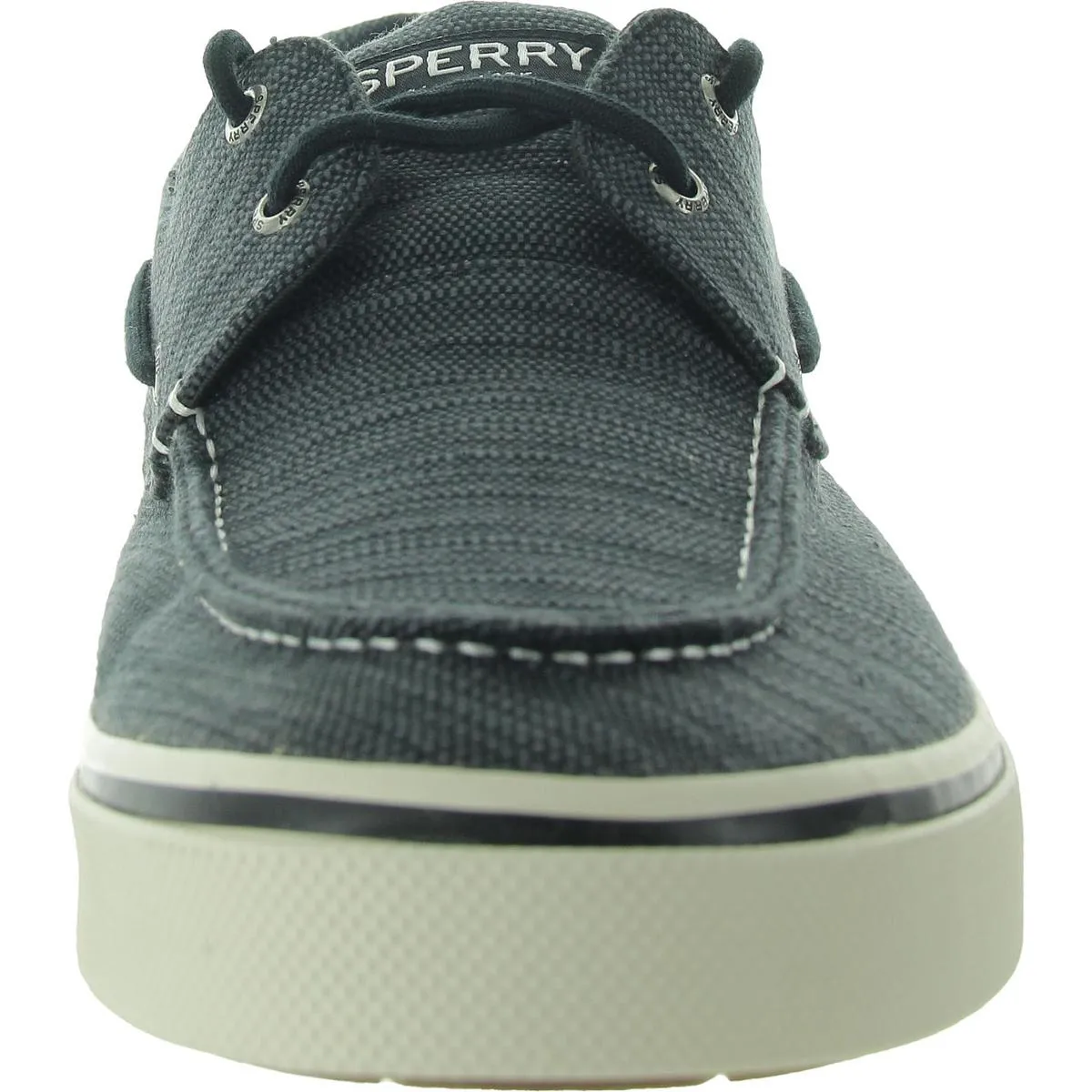 Halyard 2-Eye Mens Lace-Up Canvas Boat Shoes