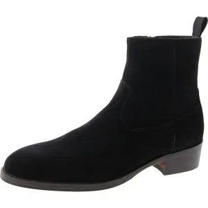 Hauley Mens Suede Ankle Chelsea Boots