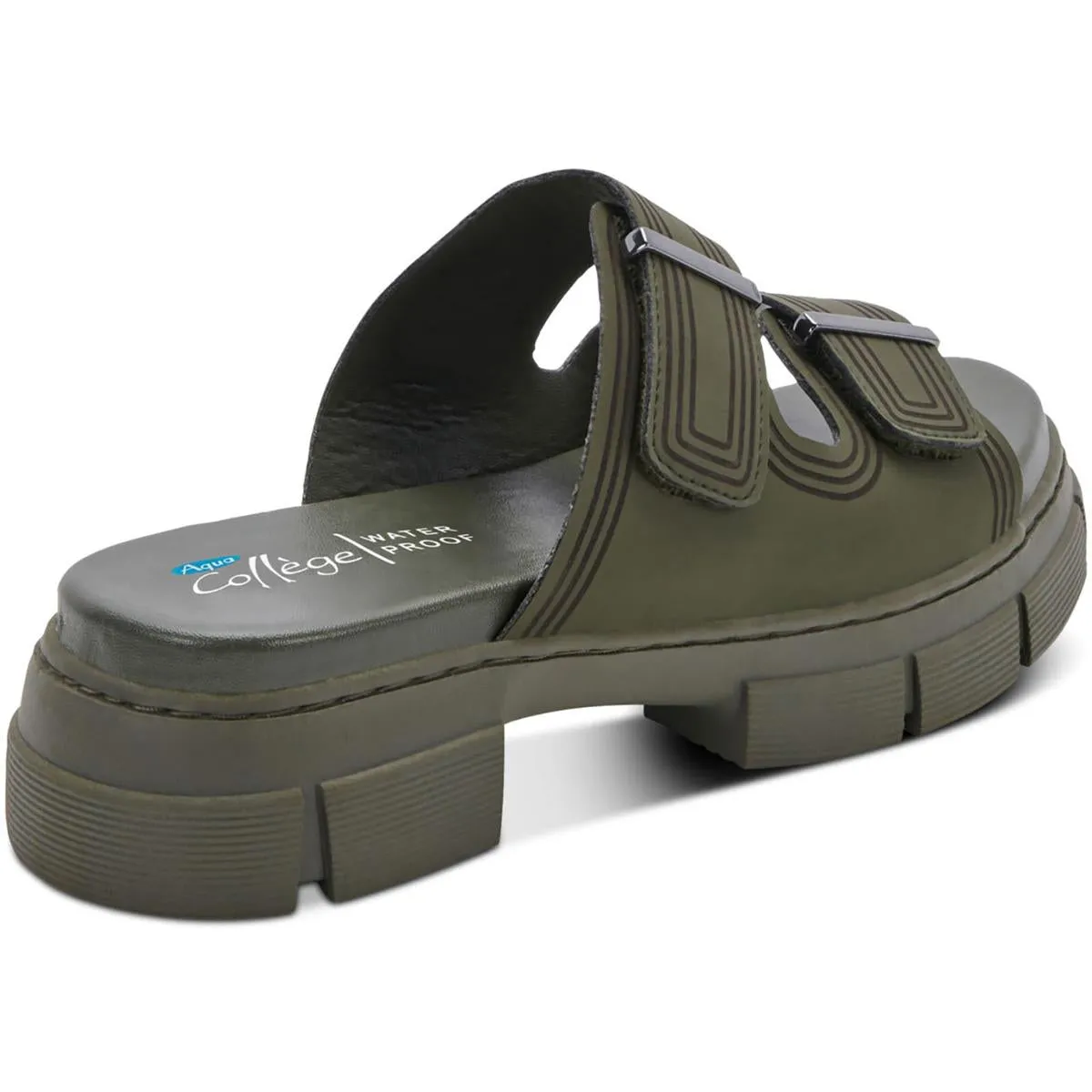 Hippie Womens Waterproof Open Toe Slide Sandals