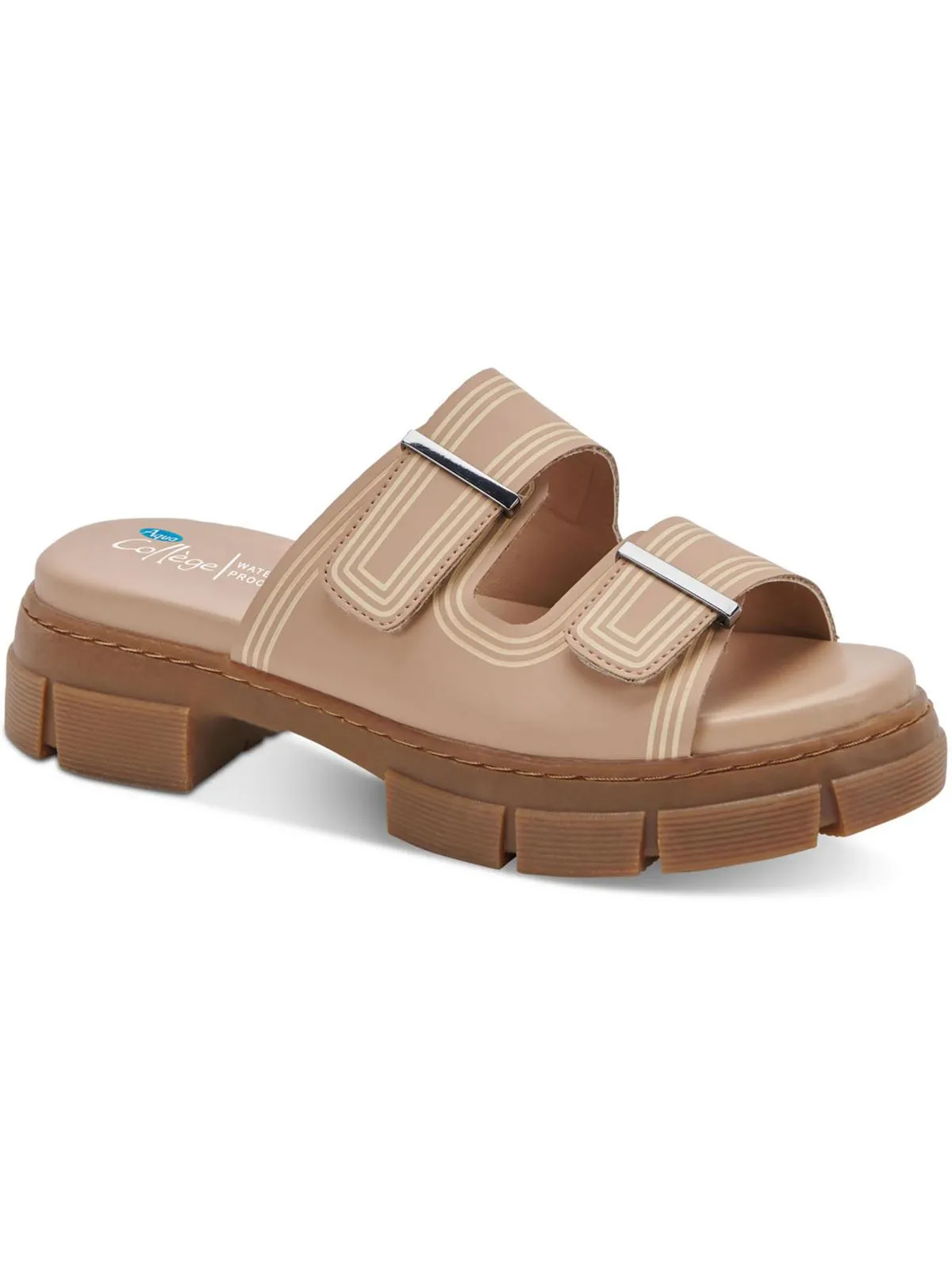 Hippie Womens Waterproof Open Toe Slide Sandals