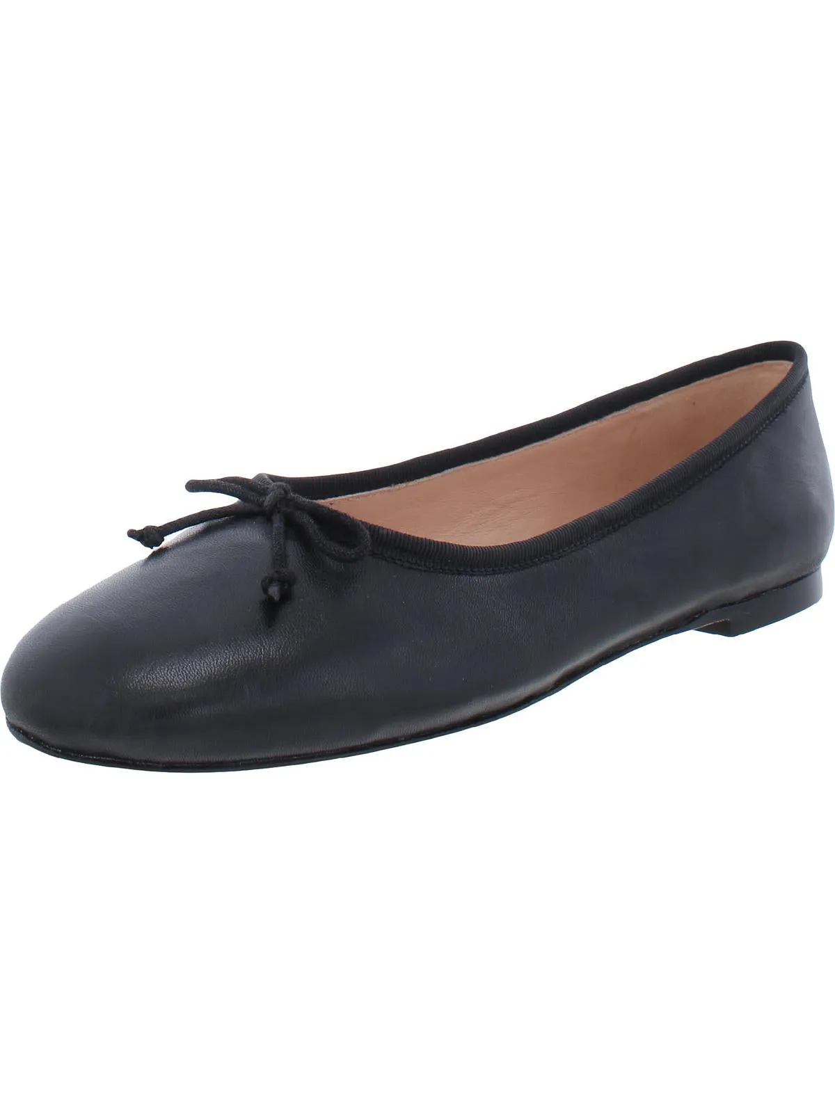 Honey Womens Bow Round Toe Ballet Flats