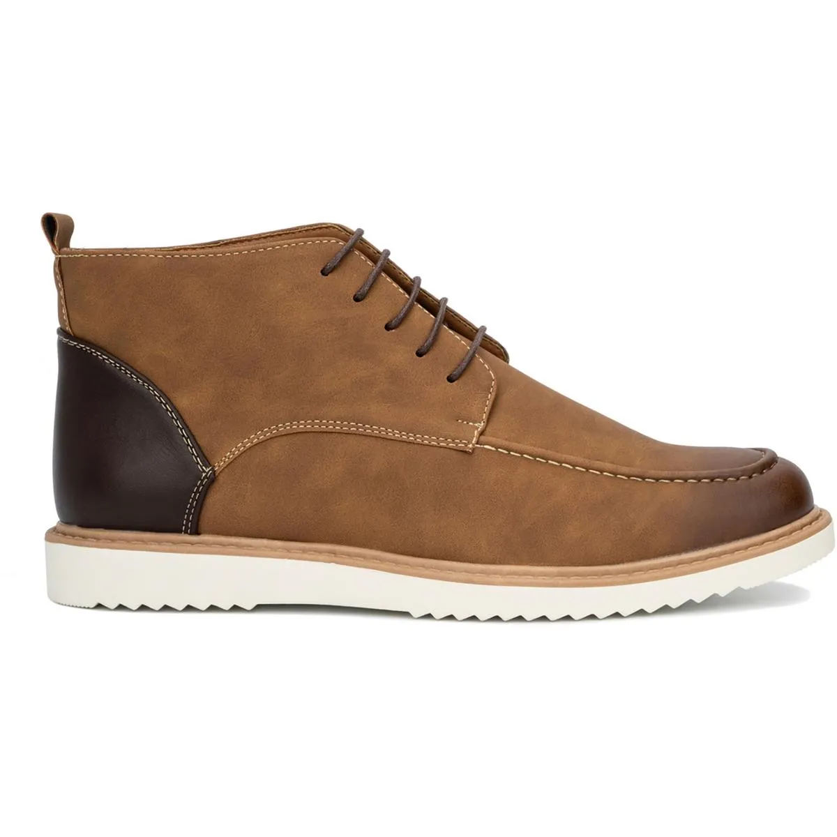 HURLEY Mens Comfort Insole Faux Leather Chukka Boots