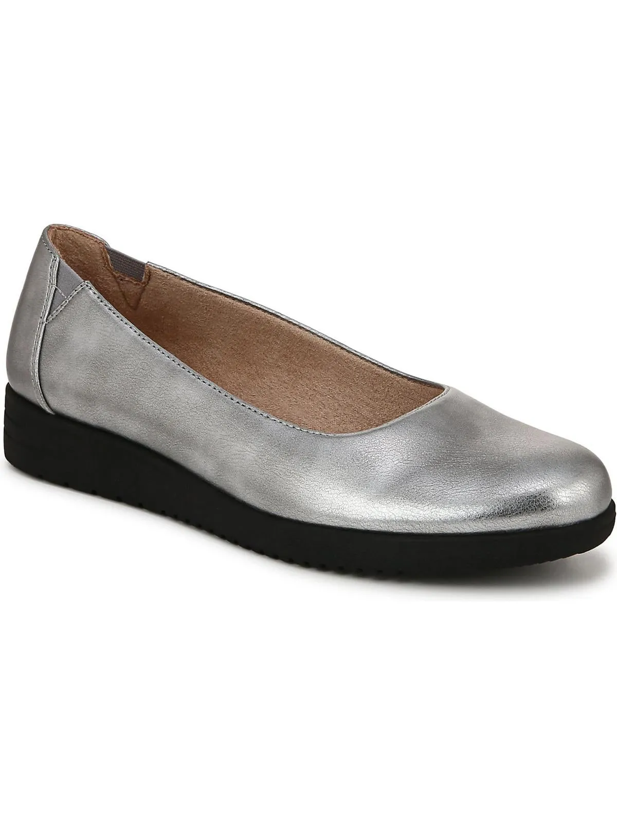 Idea Womens Padded Insole Slip On Ballet Flats