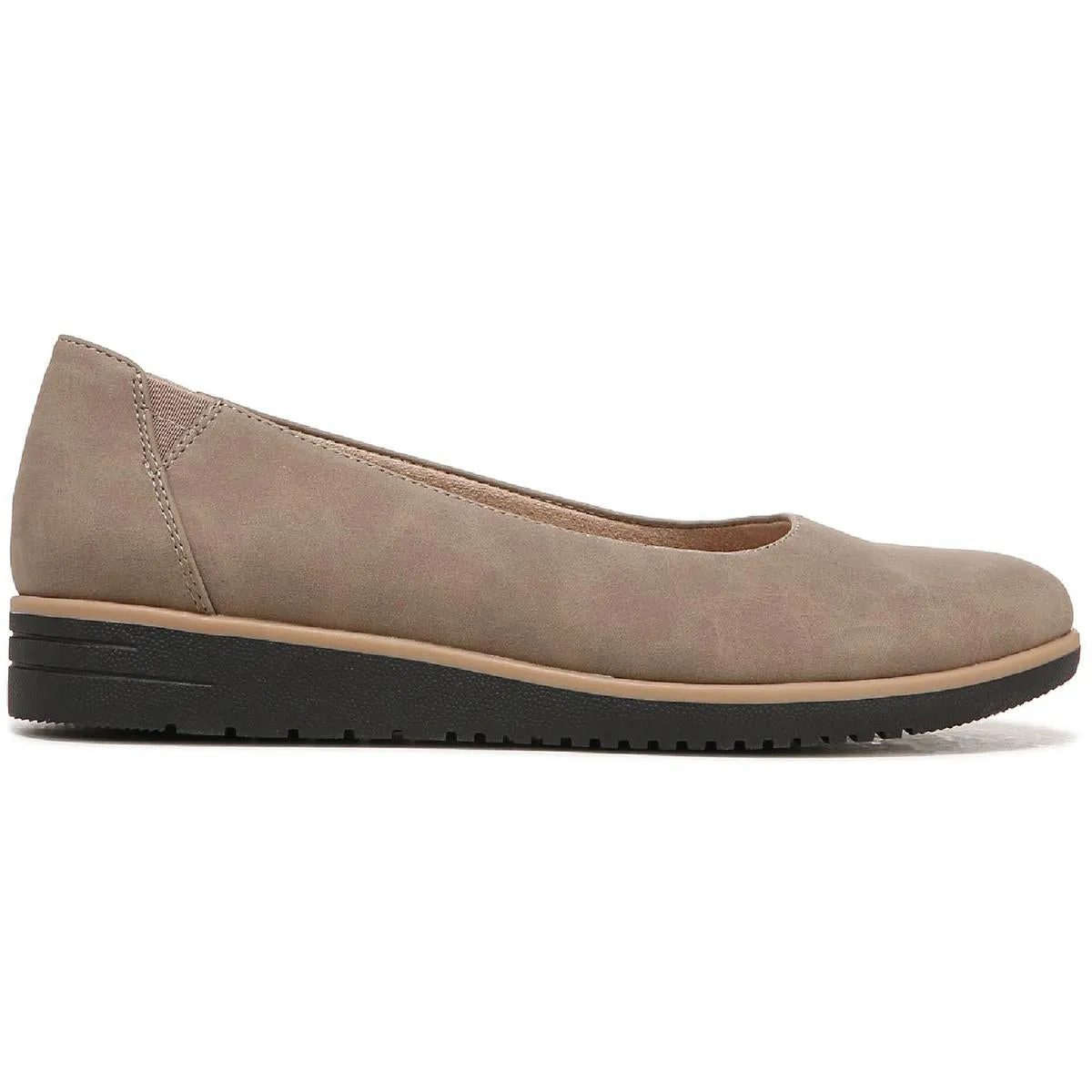 Idea Womens Padded Insole Slip On Ballet Flats