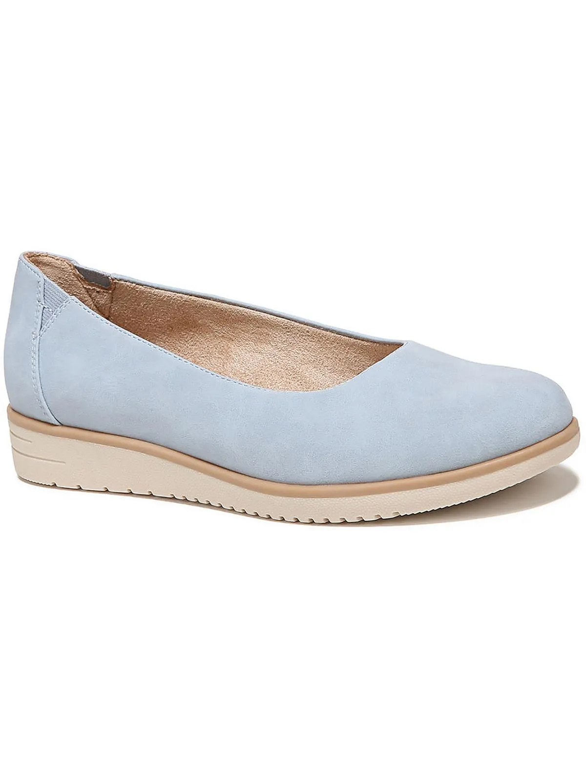 Idea Womens Padded Insole Slip On Ballet Flats