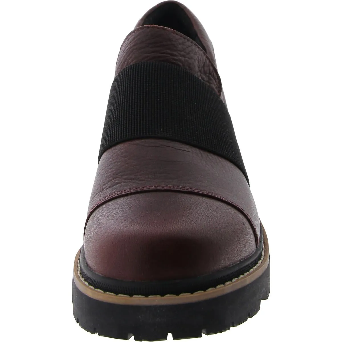 JOAN NOW Womens Leather Round toe Loafers