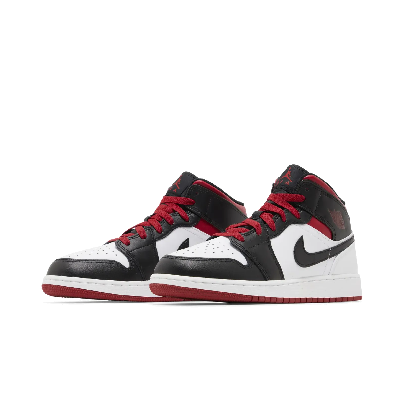 Jordan 1 Mid Gym Red Black Toe (GS)
