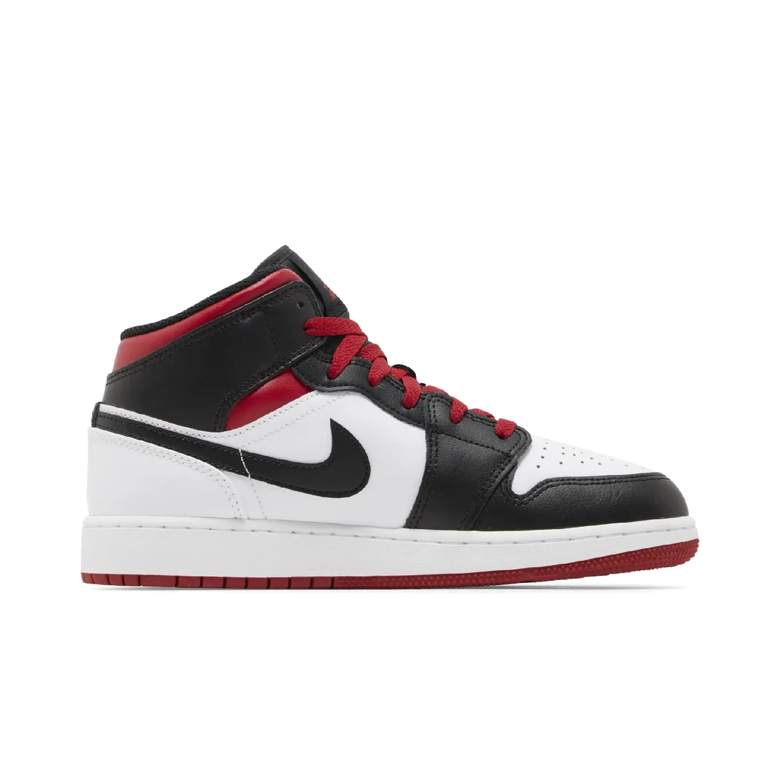 Jordan 1 Mid Gym Red Black Toe (GS)