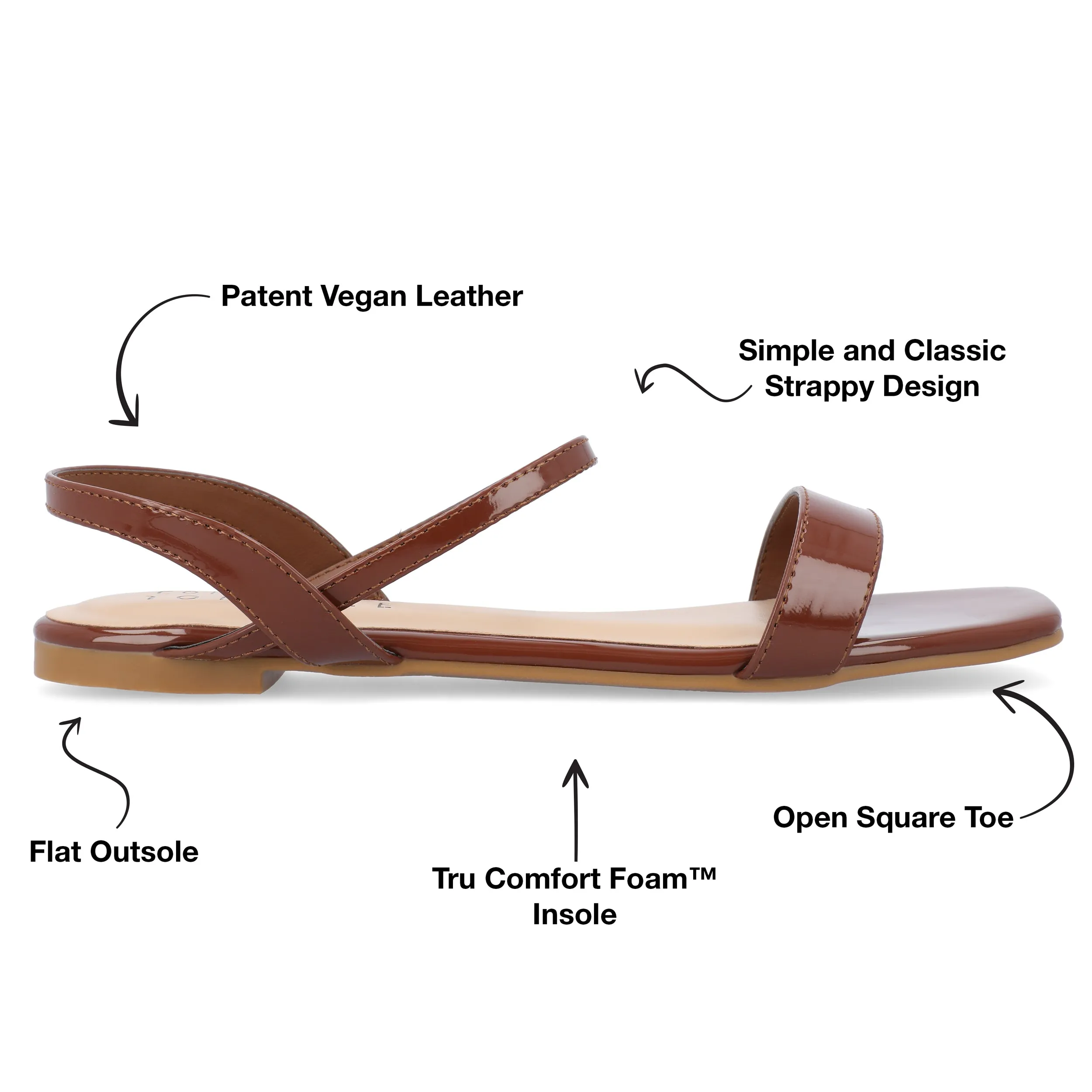 Journee Collection Women's Tru Comfort Foam Karren Sandals