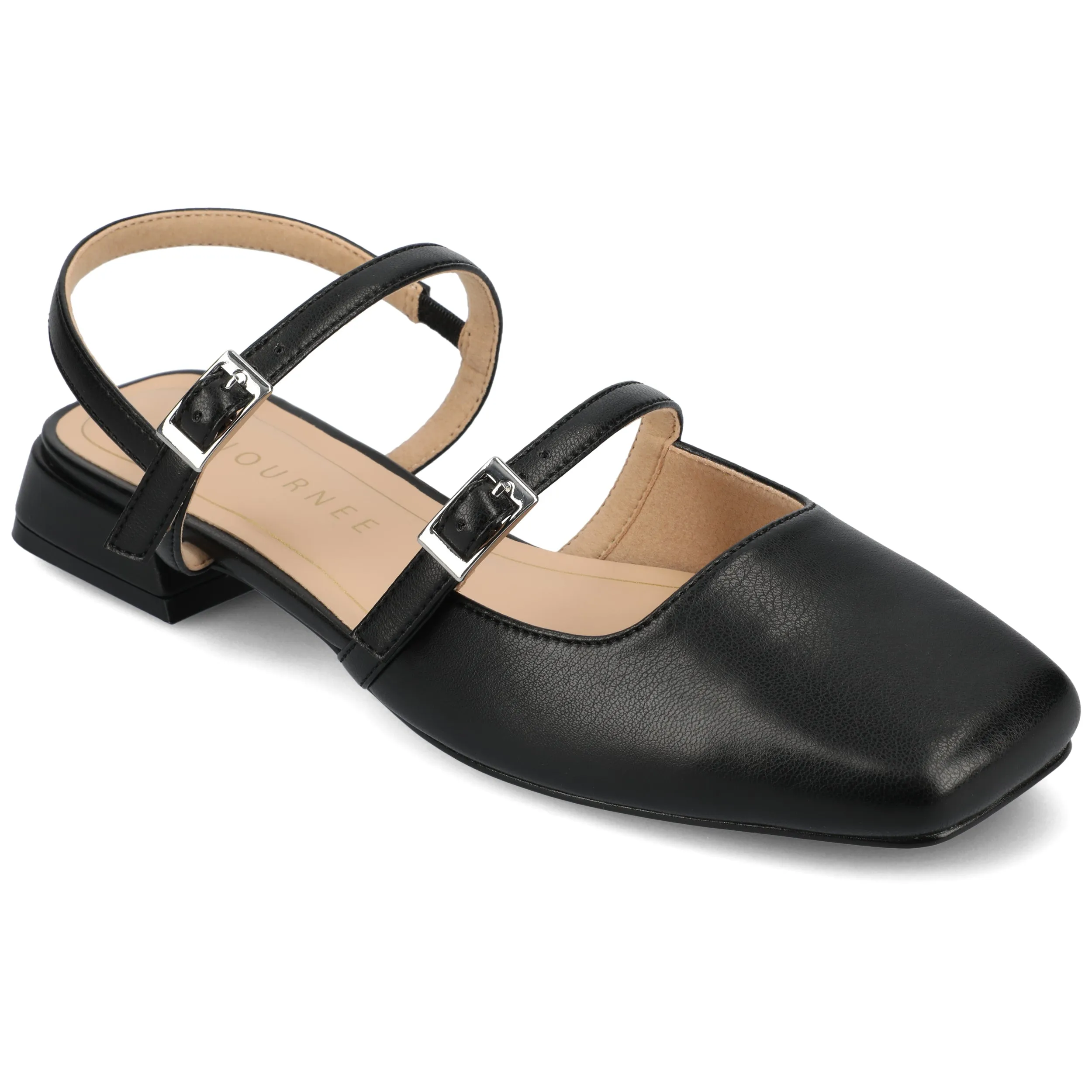 Journee Womens Gretchenn Wide Width Flats