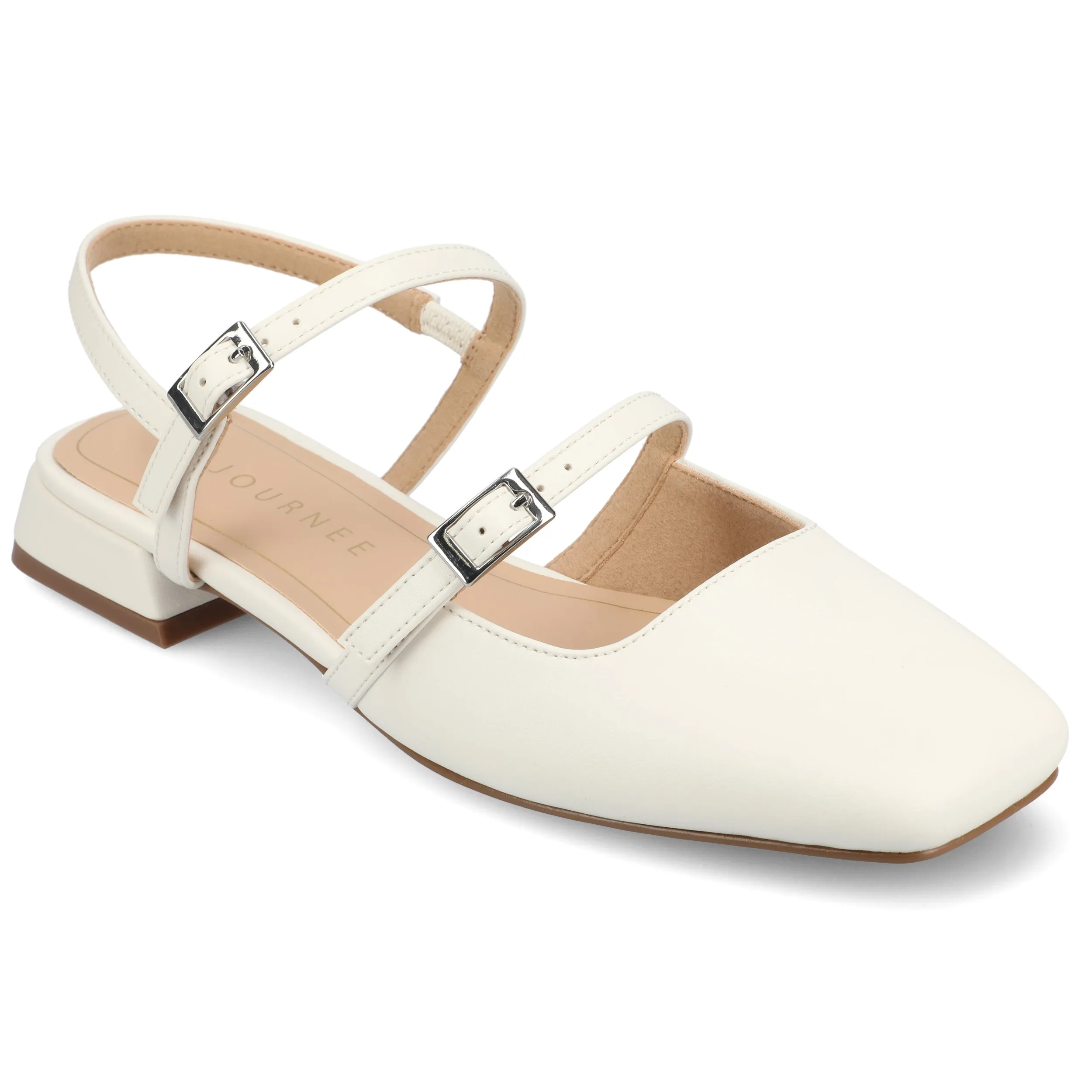 Journee Womens Gretchenn Wide Width Flats