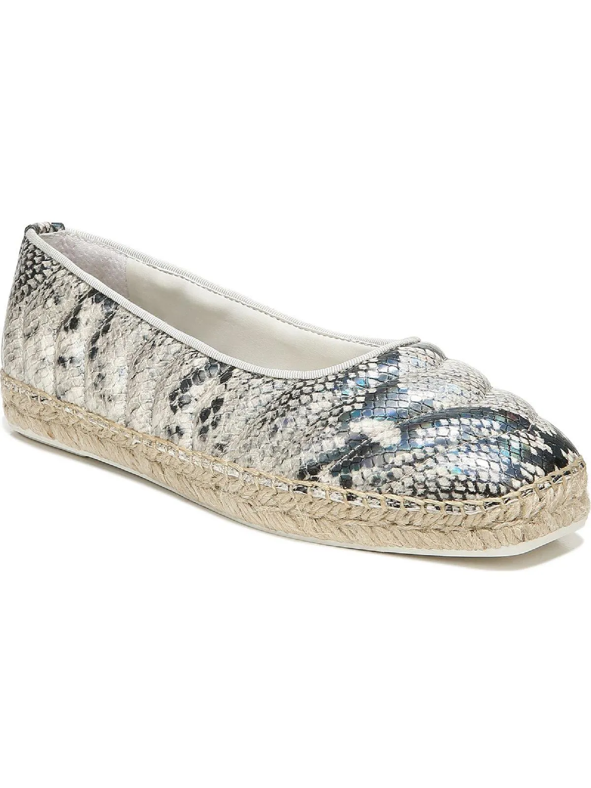 Kiya Womens Padded Insole Square Toe Espadrilles