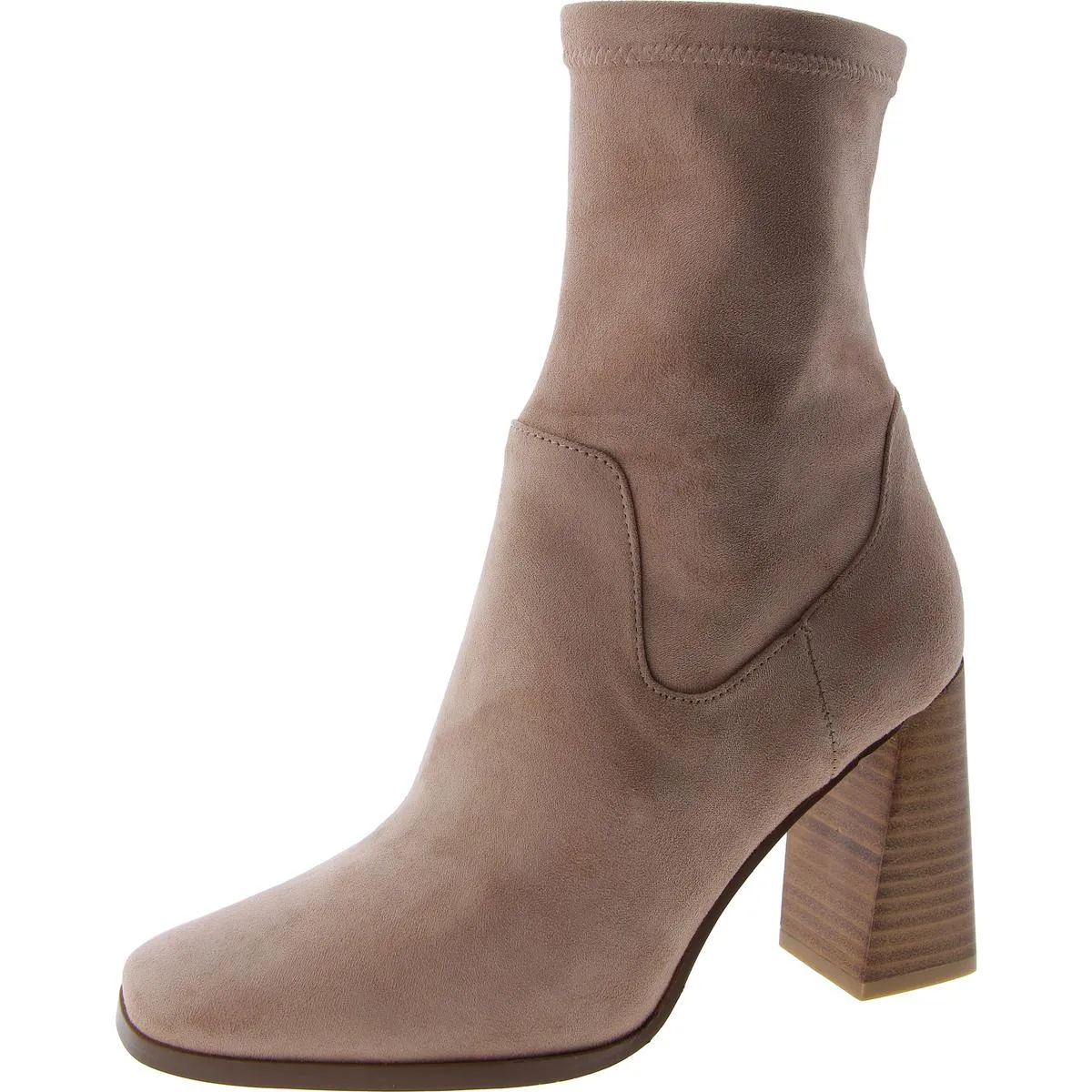 Kyrie Womens Suede Square Toe Mid-Calf Boots