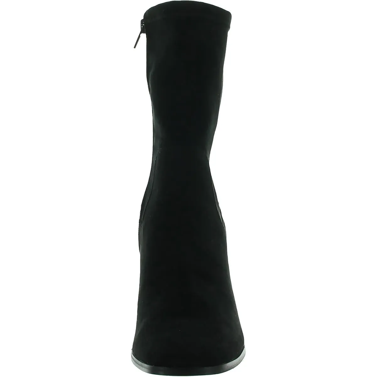 Kyrie Womens Suede Square Toe Mid-Calf Boots