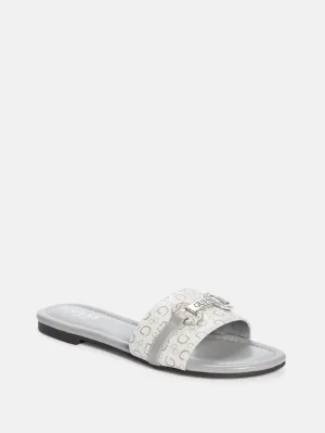 Lamera Logo Slide Sandals