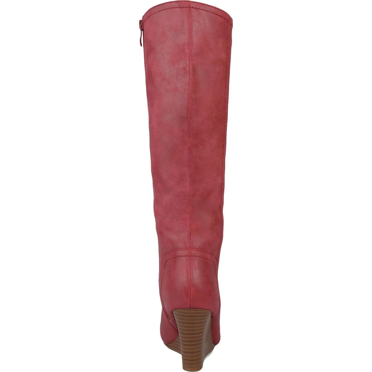Langly Womens Heels Faux Leather Knee-High Boots
