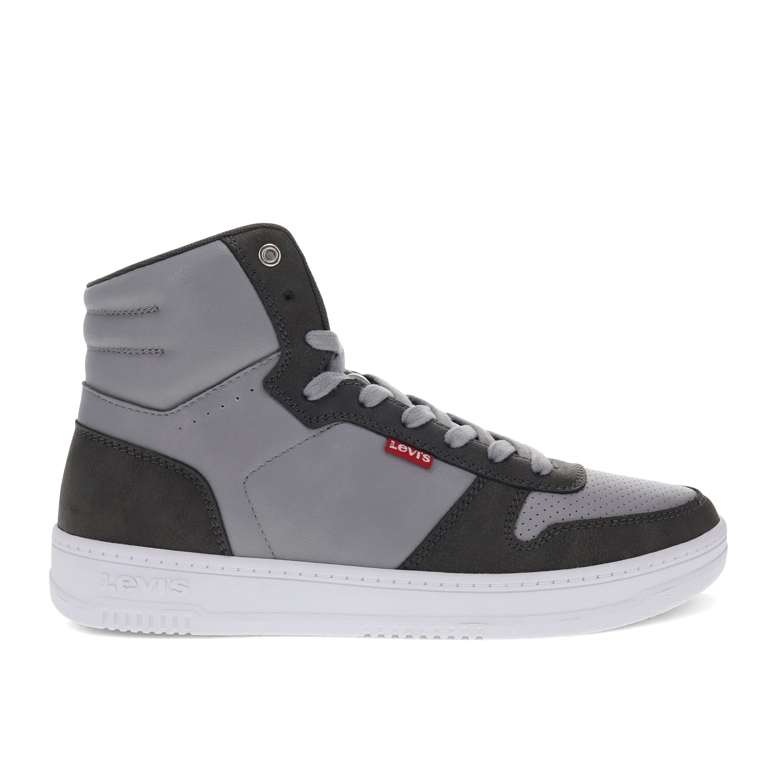 Levi's Mens Drive Hi Synthetic Leather Casual Hightop Sneaker Shoe