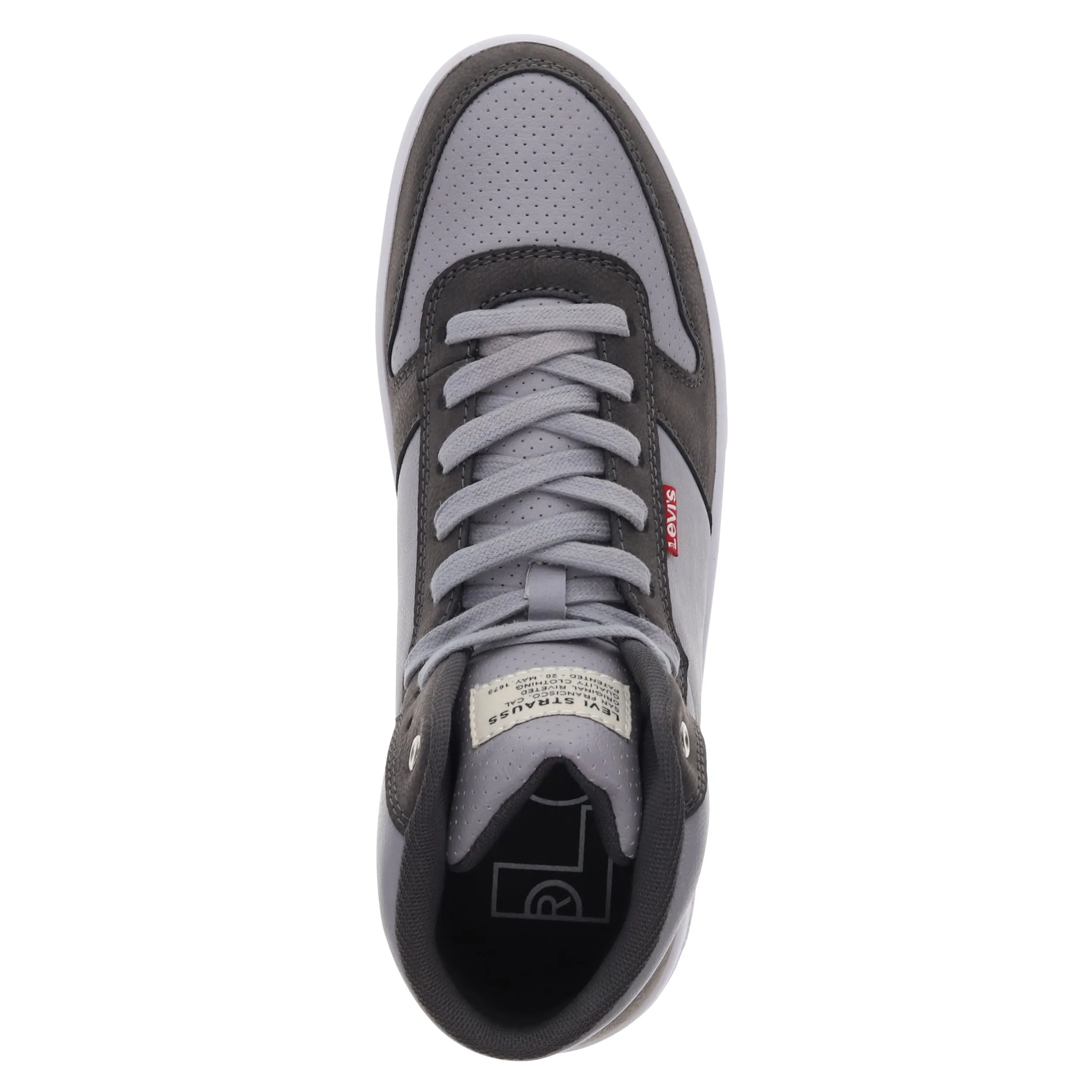 Levi's Mens Drive Hi Synthetic Leather Casual Hightop Sneaker Shoe