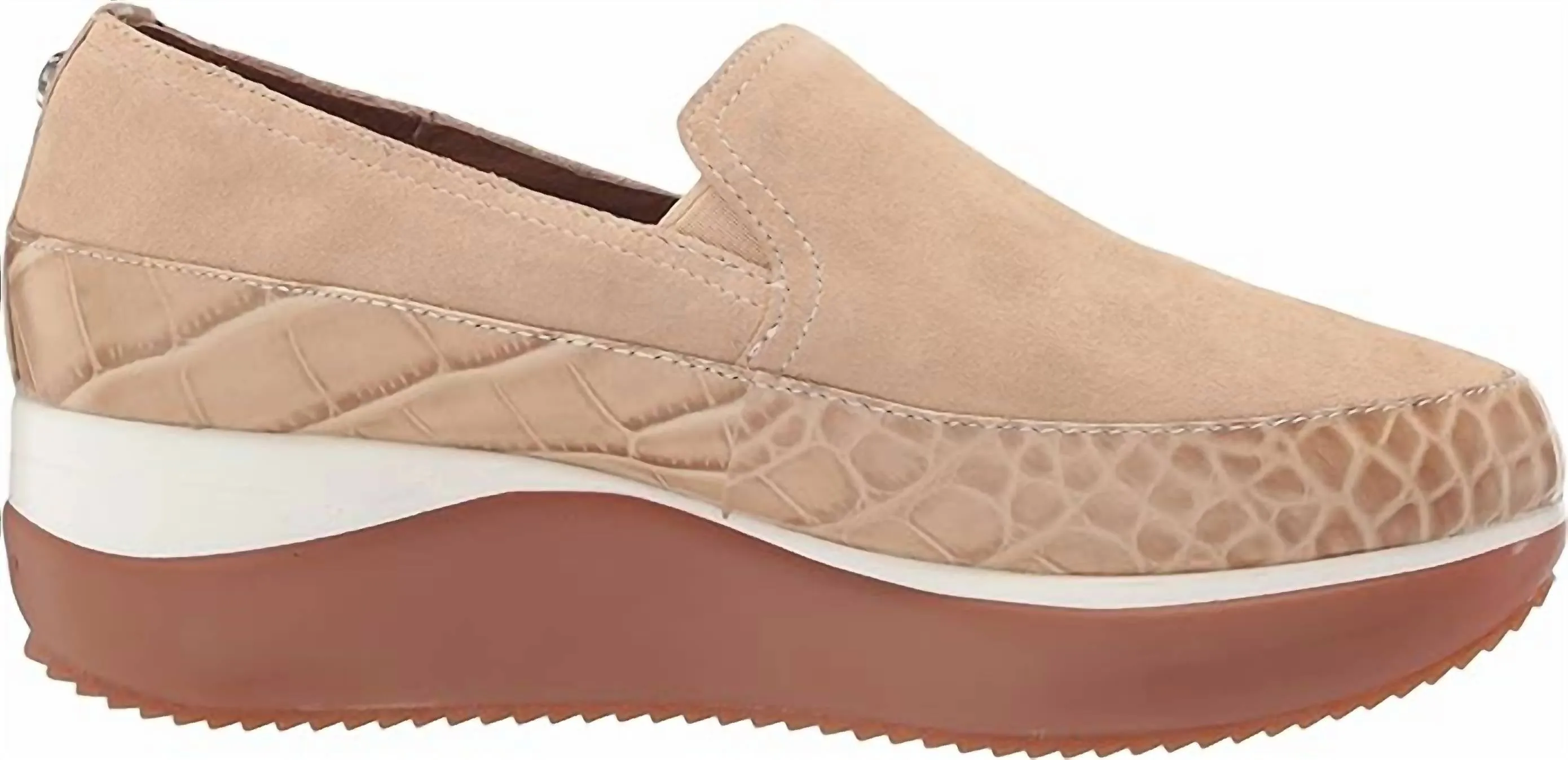 Lizzeecs Sneaker In Natural Calf Suede