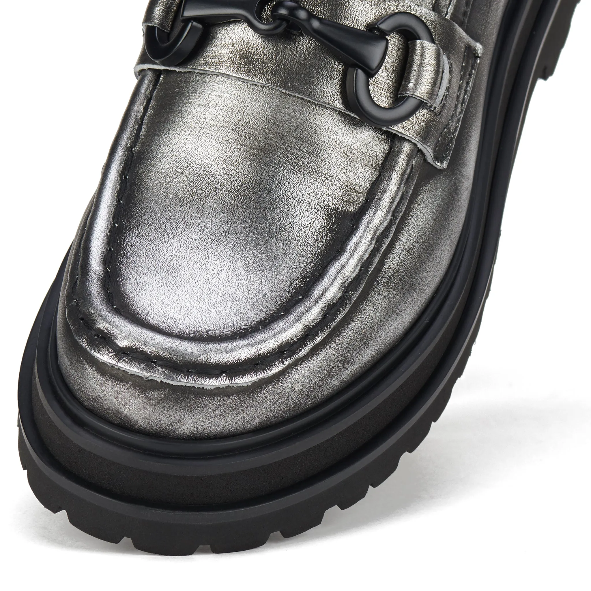Loafer Step Classic Brushed Silver