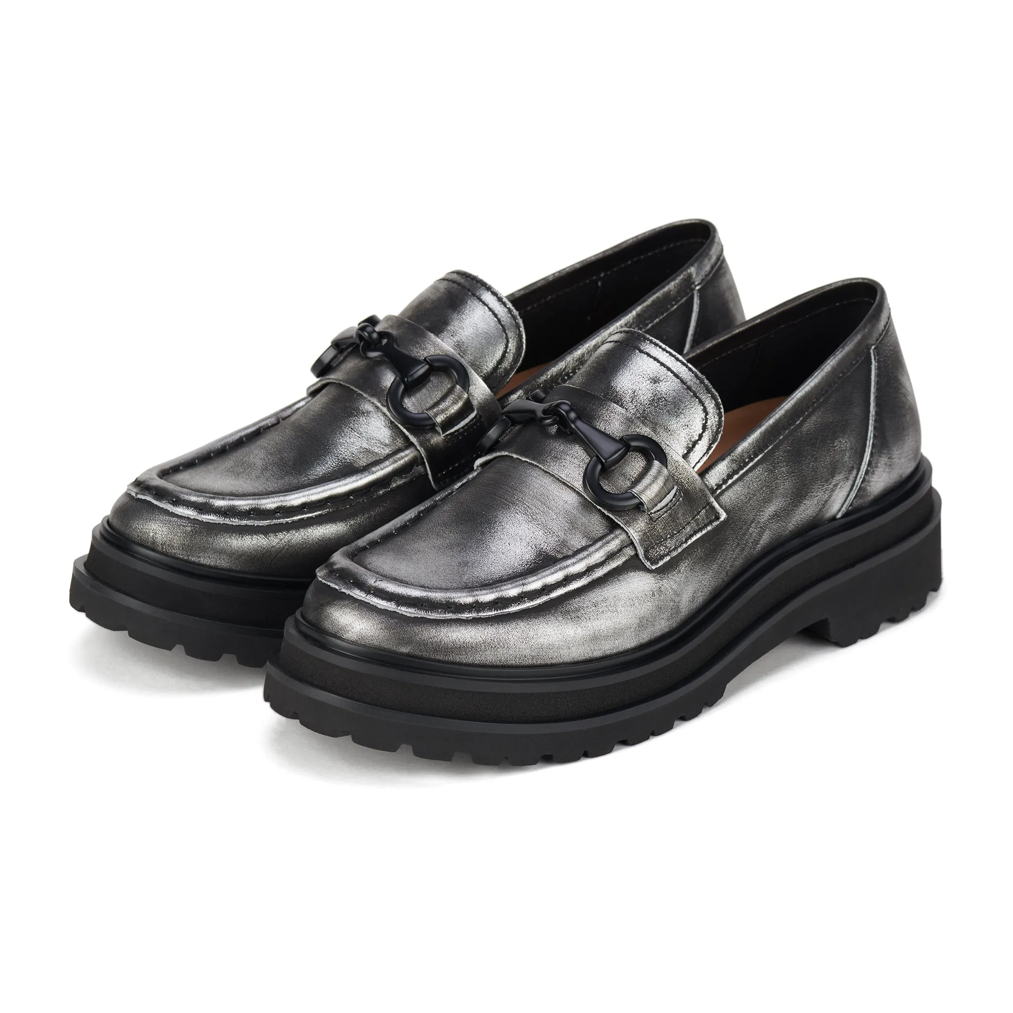 Loafer Step Classic Brushed Silver