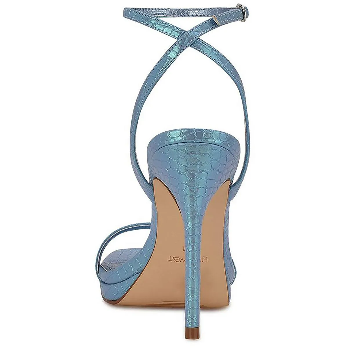 Loola Womens Patent Open Toe Slingback Sandals