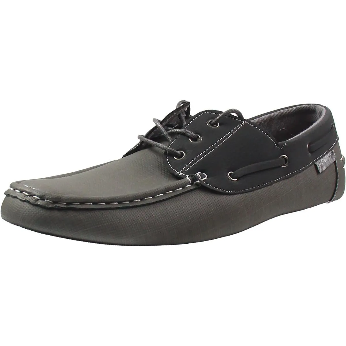 Marina Mens Lace-Up Faux Leather Loafers
