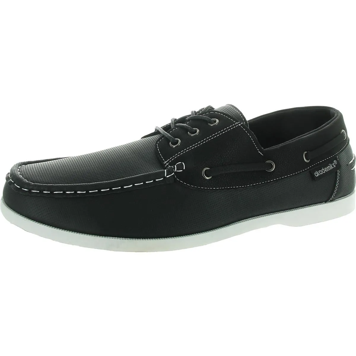 Marina Mens Lace-Up Faux Leather Loafers