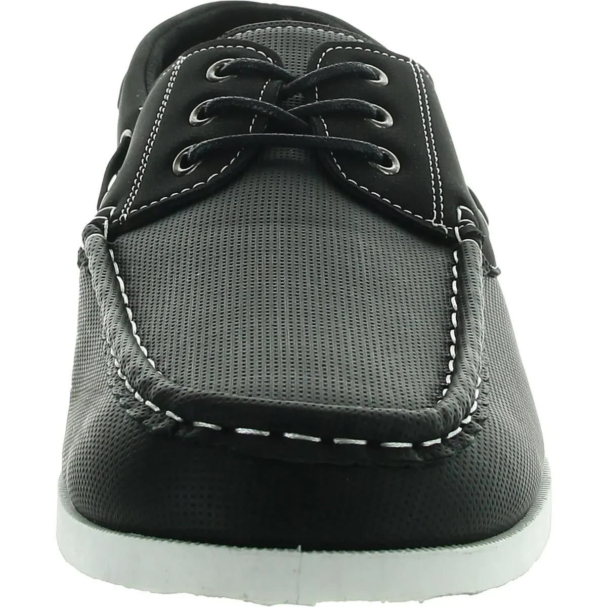 Marina Mens Lace-Up Faux Leather Loafers