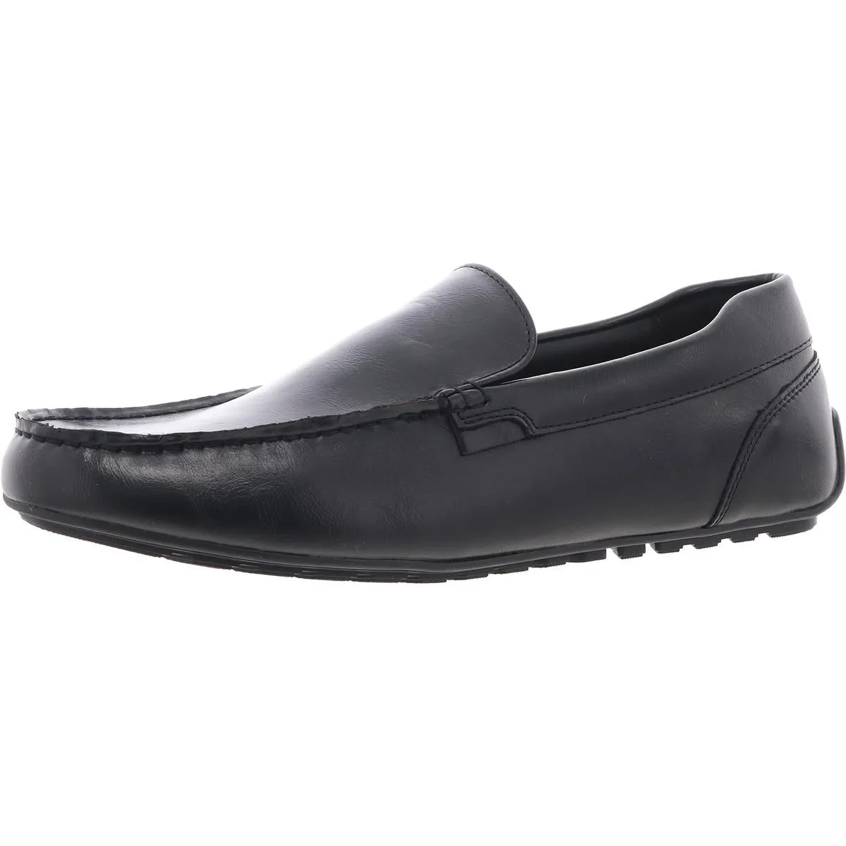Martinn Mens Faux Leather Padded Insole Loafers