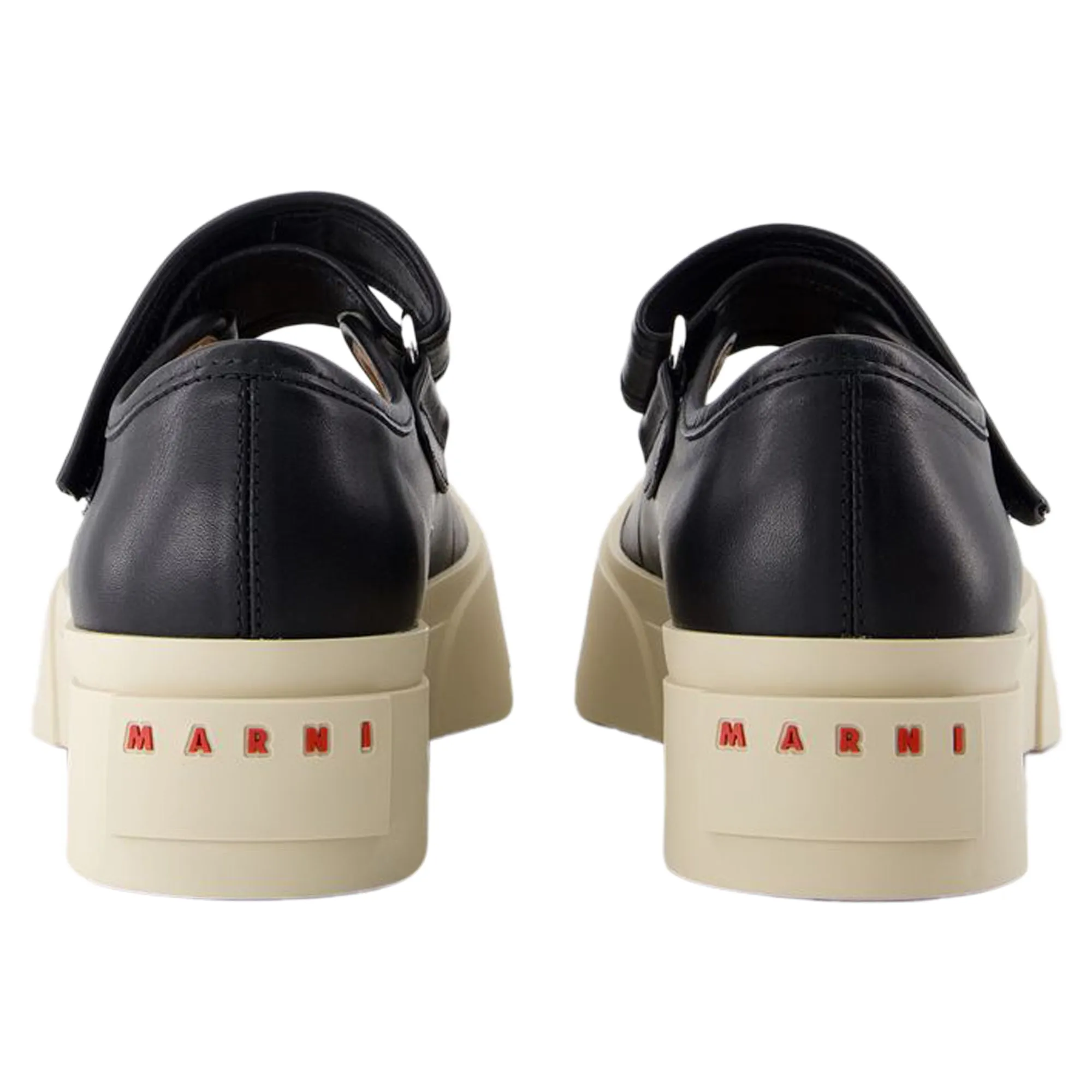 Mary Jane Sneakers - Marni - Leather - Black