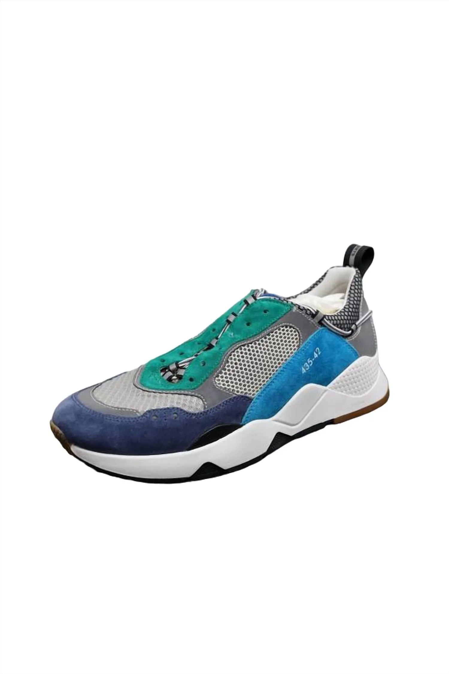 Men Runner Shoes In Blue/turquoise
