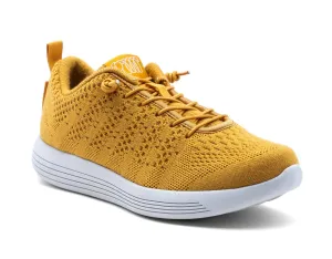 Men's Belmont Sneaker In Mustard Merino Wool