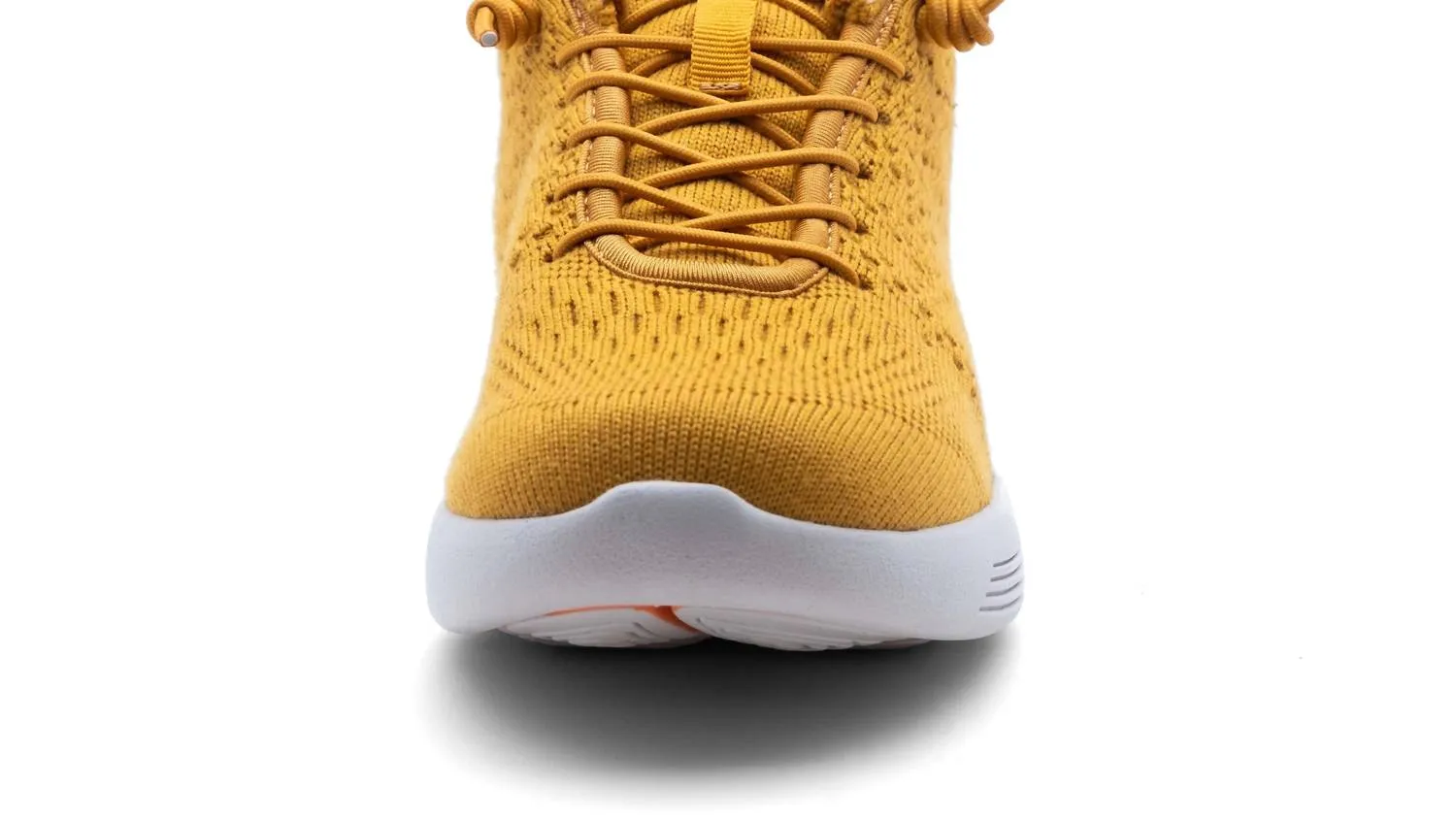 Men's Belmont Sneaker In Mustard Merino Wool